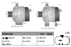 Denso Alternatör 12V 120A – Alfa Romeo Giulietta, Fiat 500L 500×1.6 D (DAN1305)