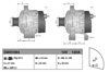 Denso Alternatör 12V 120A – Fiat Doblo, Bravo II, Punto vb.
