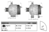 Denso Alternatör 12V 150A Alfa Romeo Vidalı – Fiat Doblo, Ducato, Alfa Romeo Giulietta