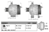 Denso Alternatör 12V 150A CNG li-RC-AS BV – Ford Focus II, Volvo C30, S40 vb. (DAN931)