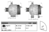 Denso Alternatör 12V 90A Strada 2000+ – Fiat Doblo, Palio, Punto vb.