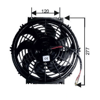 Fan Motoru 24V Üniversal Pervaneli 10 Inch Ters