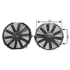 Fan Motoru 24V Üniversal Pervaneli 11 Inch 280MM