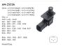 KRAW E87 E46 E39 E60 E63 E38 E84 E83 E53 Kaput Alarm Müşürü (61310152669)