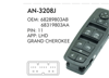 KRAW Sol Dörtlü Cam Anahtarı – Grand Cherokee 2016-2019 (68289803AB)