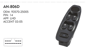 KRAW Sol Dörtlü Cam Anahtarı – Hyundai Accent 2003-2005 (93570-25005)