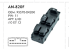 KRAW Sol Dörtlü Cam Anahtarı – Hyundai I10 2007-2012 (93570-0X200)