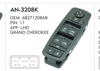 KRAW Sol Dörtlü Cam Anahtarı – Jeep Cherokee 2013-2019 (68271208AB)