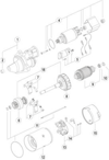 Mahle Marş Motoru 12V 10 Diş 4.2KW – Renault Claas (MS37)