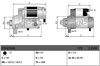 Marş Motoru 12V 11 Diş 1.7KW – Peugeot 206, 207, 208 vb. (DSN3046)