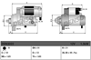 Marş Motoru 12V 9 Diş 1.3KW 2004+ D6G 9DI – Fiat Doblo, Albea, Opel Astra vb.
