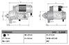 Marş Motoru 24V 10 Diş 5.0KW – Komatsu, Hitachi