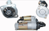 Marş Motoru 24V 9 Diş 6.0KW 4108 Motorlu Katana/KW932 Forklift ve Yükleyici Volant 88 mm Dişli Kafası35 mm Delik Aralığı 89×89x127 Fırlama 27 mm