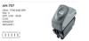 MCAR Cam Açma Düğmesi Gri Tekli 5 Pin – Renault Clio, Kangoo, Megane I