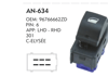 MCAR Cam Açma Düğmesi Mavi 301 / C-Elysee Tekli 6 Pin