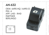 MCAR Cam Açma Düğmesi Sol Auto Partner Tepee Tekli 4 Pin – Citroen Berlingo Tepee