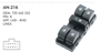 MCAR Cam Açma Düğmesi Sol Çerçevesiz 8 Pin – Fiat Linea Doblo 4 Cam Kontrol
