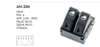 MCAR Cam Açma Düğmesi Sol Çerçevesiz Çiftli 6 Pin – Fiat Palio 1996-2001 Siena 1996-2001