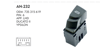 MCAR Cam Açma Düğmesi Sol Çerçevesiz Siyah Sağ 6 Pin – Fiat Ducato II / Boxer II / Jumper Cam Kontrolü