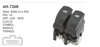 MCAR Cam Açma Düğmesi Sol Çiftli 10 Pin – Renault Symbol, Clio III, Modus, Twingo