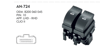 MCAR Cam Açma Düğmesi Sol Çiftli 10 Pin – Renault Clio II, Megane II, Laguna II, Trafic vb. (AN-724)