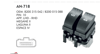 MCAR Cam Açma Düğmesi Sol Çiftli 10 Pin – Renault Megane II, Laguna II, Espace IV