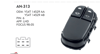 MCAR Cam Açma Düğmesi Sol Çiftli 6 Pin – Ford Focus 1998-2005