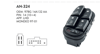 MCAR Cam Açma Düğmesi Sol Dörtlü 10+4 Pin – Ford Mondeo 1997-2001