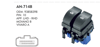MCAR Cam Açma Düğmesi Sol Mavi Soket Çiftli 10 Pin – Renault Kangoo III Master III / Movano 2010+