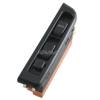 MCAR Cam Açma Düğmesi Sol Siyah 12V NPR Çiftli 6 Pin