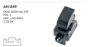 MCAR Cam Açma Düğmesi Tekli 5 Pin – Mazda 3 2004-2009