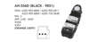 MCAR Cam Anahtarı Sol Dörtlü Kırmızı Işık Siyah – Mercedes W205 X253 (AN-556D)