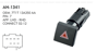 MCAR Dörtlü Flaşör Anahtarı Connect 2002-2012 Connect 2004+ EM 7 Pin