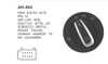 MCAR Far Anahtarı Krom Arka 10 Pin – Volkswagen Golf V, Golf VI, Passat, Tiguan vb.