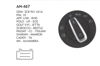MCAR Far Anahtarı Krom Autolu CC Ön Arka 10 Pin – Volkswagen Golf VI, Jetta, Passat, Sharan vb.