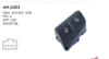 MCAR Merkezi Kilit Anahtarı – VW Passat 2006-2011 (3C0962125B)