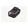 Soket Kablolu 2 Pin Enjektör Soketi Mor Kilitli