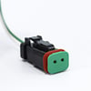 Soket Kablolu 2 Pin Erkek Deutsch DT06-2S-E003 İş Makinası Soketi