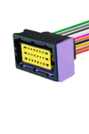 Soket Kablosuz 24 Pin Dişi ECU Elektronik Kontrol Ünitesi Soketi