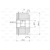 Valeo Kasnak Rulmanlı 6 Kanal – Citroen C5, C8, Berlingo, Jumper vb. (588015)