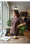 Unisex Oversize Pamuklu Dokulu Bisiklet Yaka Premium Basic Tişört