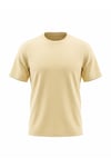 Unisex Oversize Pamuklu Dokulu Bisiklet Yaka Premium Basic Tişört
