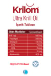 Krilom Ultra Krill Oil 30 Yumuşak Kapsül