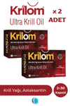 Krilom Ultra Krill Oil 30 Yumuşak Kapsül x 2 Adet