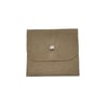 Çıtçıtlı Kadife Kese 10x10 Krem