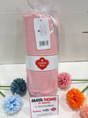 Cotton Box Deluxe Pembe Tensel Çift Kişilik Lastikli Çarşaf Seti 160x200+30
