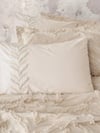 Cotton Box Limi Çift Kişilik Punç Yatak Örtülü Nevresim Takımı Crimp Bej