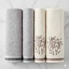 ÖZDİLEK NEV BORDADO BEST HAMAM SET 4 PARÇA GRİ KREM