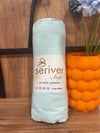 Seriver Tek Kişilik Turkuaz Mavi Lastikli Çarşaf Seti 100x200+30