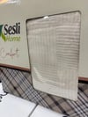 Sesli Comfort Beyaz Skoç Pamuk Örme Battaniye 200x220 Çift Kişilik Battal